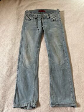 Levi's Light Blue Slouch Straight 504 Jeans